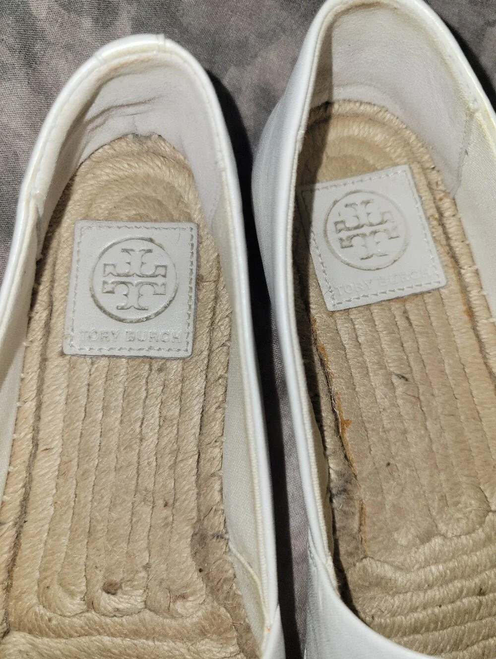 Tory Burch Colorblock Leather Toe Cap Espadrille Flats 6